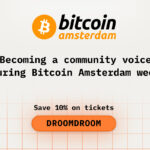 Becoming a community voice during Bitcoin Amsterdam week