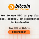 How to use BTC to pay for food, coffee, or experiences in Amsterdam