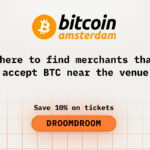 Where to find merchants that accept BTC near the venue