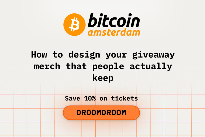 How to design your giveaway merch that people actually keep